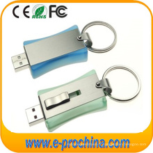 USB Flash Drive Wit Keyring et Slide-Out USB Connector